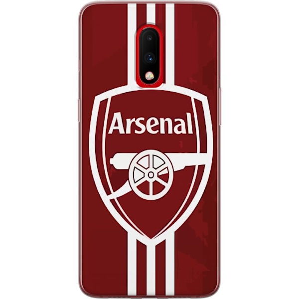 OnePlus 7 Läpinäkyvä kuori Arsenal