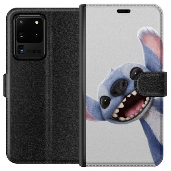 Samsung Galaxy S20 Ultra Plånboksfodral Stitch i Fart – Kawaii Design för Fans & Barn