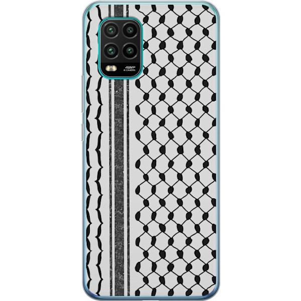 Xiaomi Mi 10 Lite 5G Gennemsigtig cover Palæstinensisk mønst