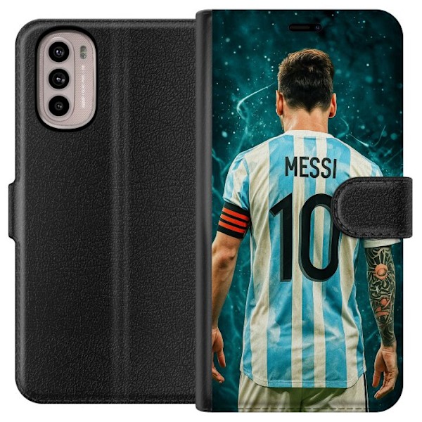 Motorola Moto G31 Lompakkokotelo Messi