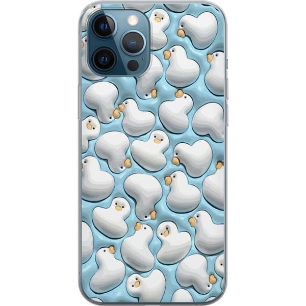Kompatibelt Mobilskal till Apple iPhone 12 Pro Bubbliga Ankor Blå