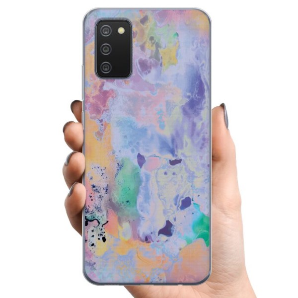 Samsung Galaxy A02s TPU Mobilcover Marmor