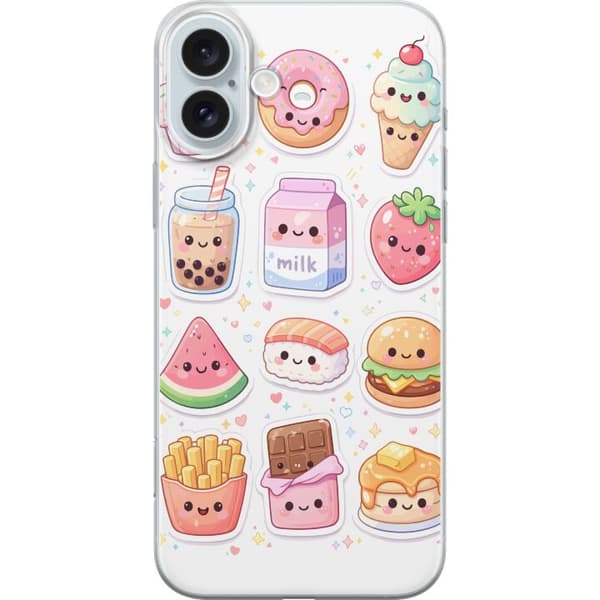 Kompatibelt Mobildeksel til Apple iPhone 16 Plus pixelmonster grön