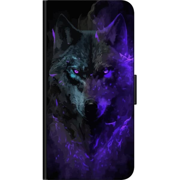 Kompatibelt Lommeboketui til OnePlus 9 Pro Ulve Lilla