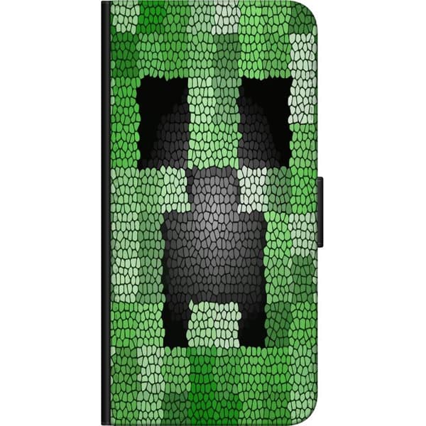 Kompatibelt Plånboksfodral till Samsung Galaxy A20s Creeper / Minecraft