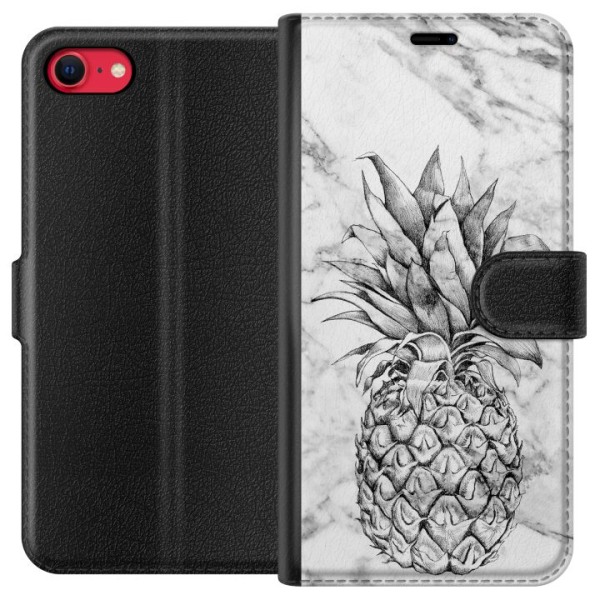 Apple iPhone 7 Tegnebogsetui Ananas