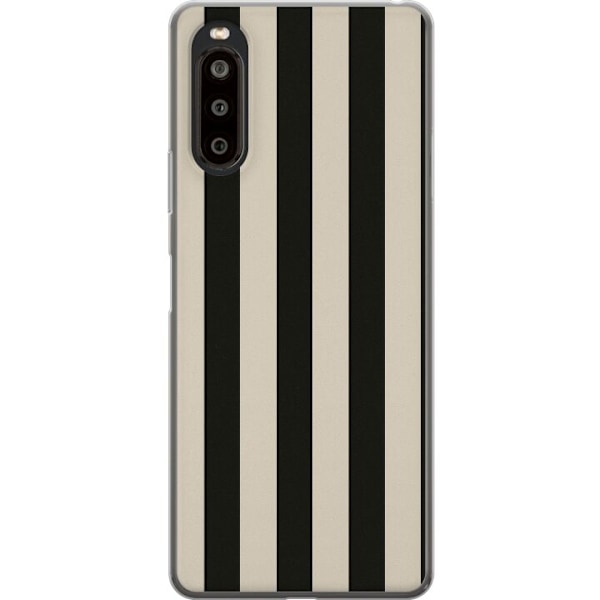 Sony Xperia 10 II Gennemsigtig cover Linje Flow