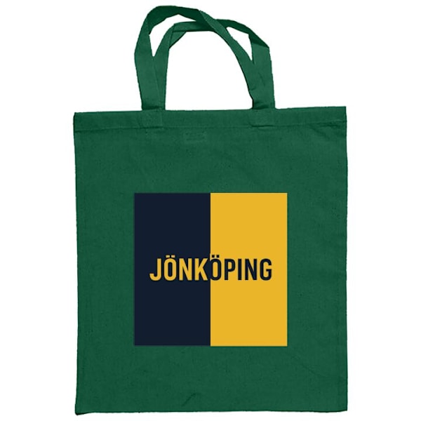 Mulepose | Holdbar Indkøbstaske i Stof Jönköping – Hockey Mørkegrøn one size