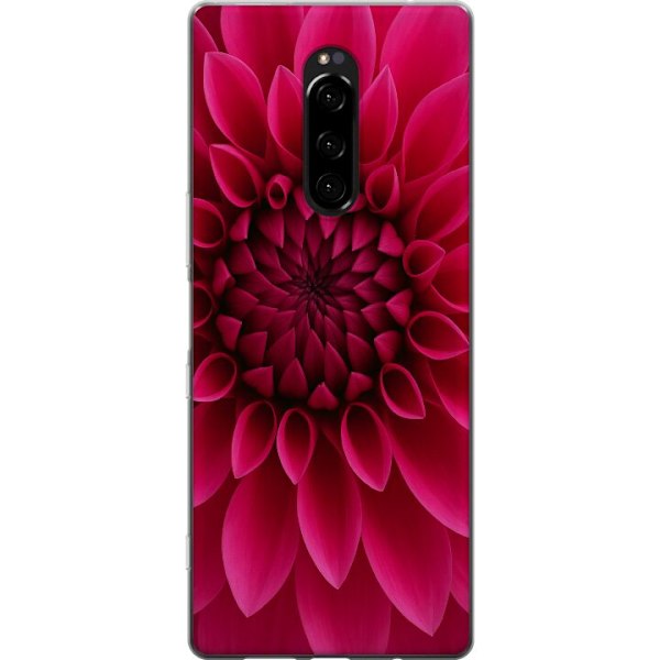 Sony Xperia 1 Läpinäkyvä kuori Rosecore