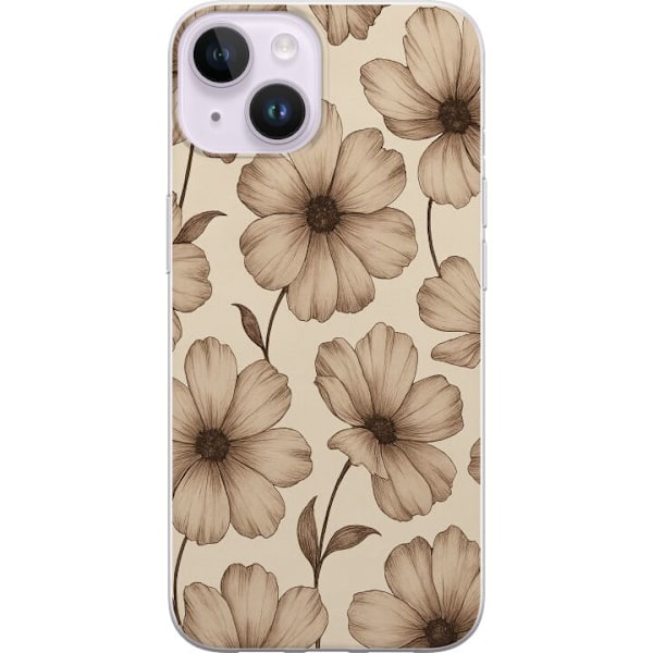 Apple iPhone 14 Plus Genomskinligt Skal Pastel Rush
