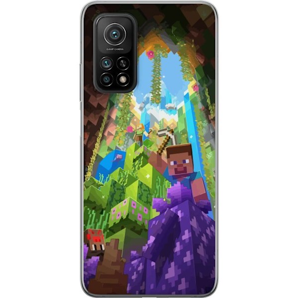 Xiaomi Mi 10T 5G Läpinäkyvä kuori Minecraft