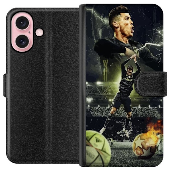 Apple iPhone 16 Tegnebogsetui Ronaldo