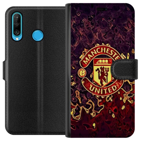 Huawei P30 lite Lompakkokotelo Manchester United