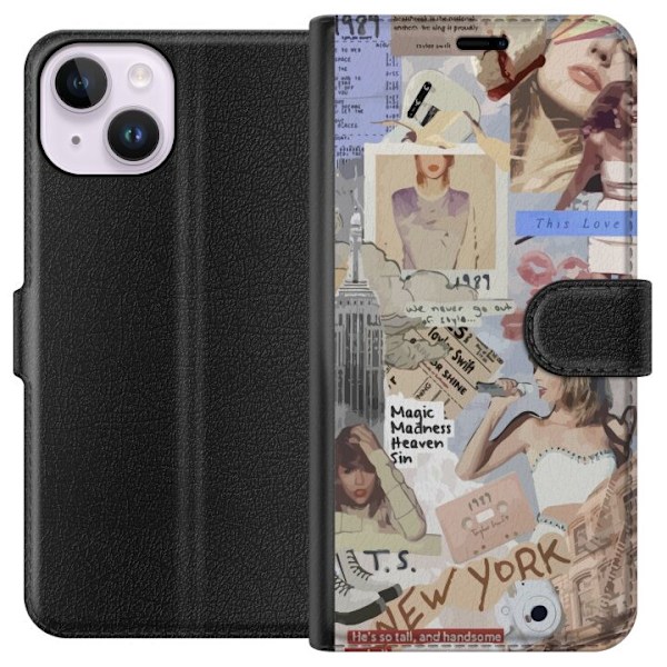 Apple iPhone 15 Tegnebogsetui Taylor Swift