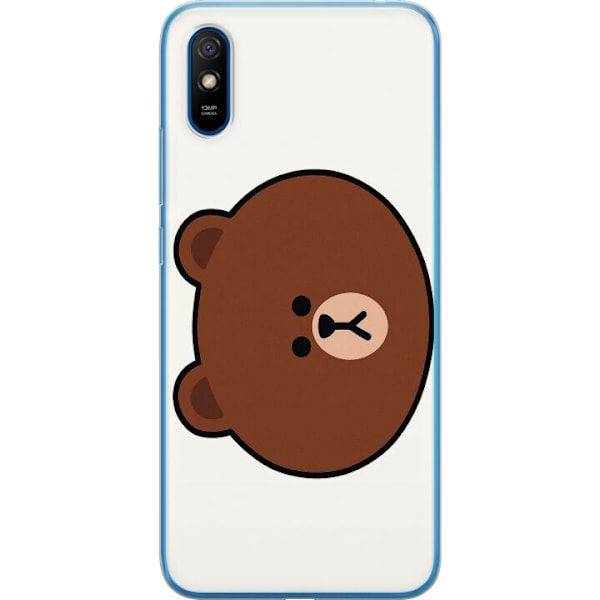 Xiaomi Redmi 9A Genomskinligt Skal line friends brown