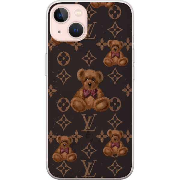 Apple iPhone 13 Läpinäkyvä kuori Louis Vuitton Teddykarhu Kuvio Ylellinen Muotisuunnittelu Suosittu Motiivi Muoti-Trendi Ylelliset Asusteet