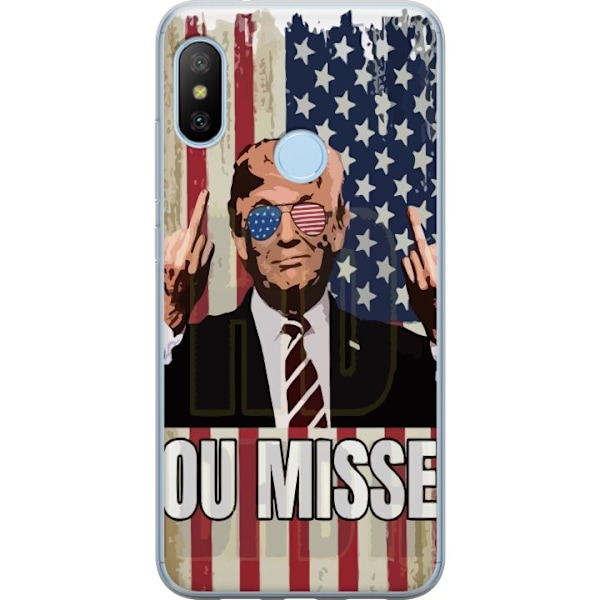 Xiaomi Mi A2 Lite Gennemsigtig cover Trump