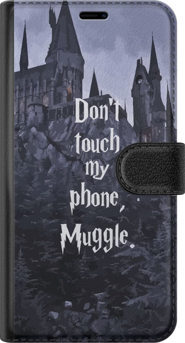 Kompatibelt Plånboksfodral till Samsung Galaxy S23 Harry Potter Text