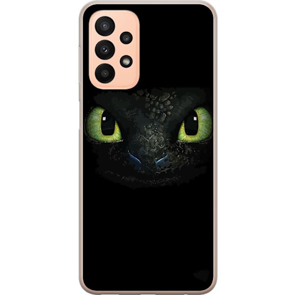 Samsung Galaxy A23 5G Genomskinligt Skal How to Train Your Dragon (Draktränaren)