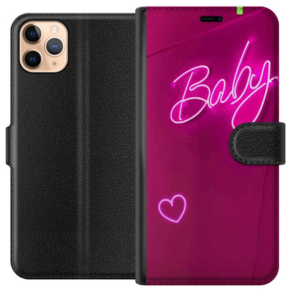 Apple iPhone 11 Pro Max Plånboksfodral Baby Heart