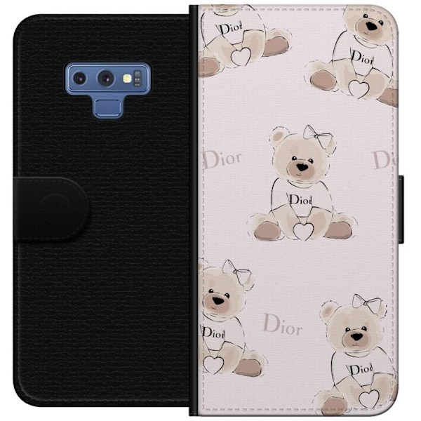 Samsung Galaxy Note9 Tegnebogsetui Teddy Dior Vibes - luksuriøs bamse i modetil