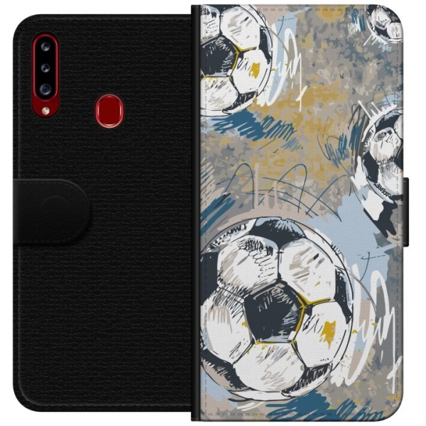 Samsung Galaxy A20s Lommeboketui Fotball