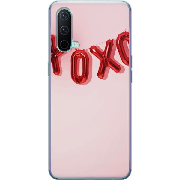 OnePlus Nord CE 5G Gennemsigtig cover Valentinsdag XOXO