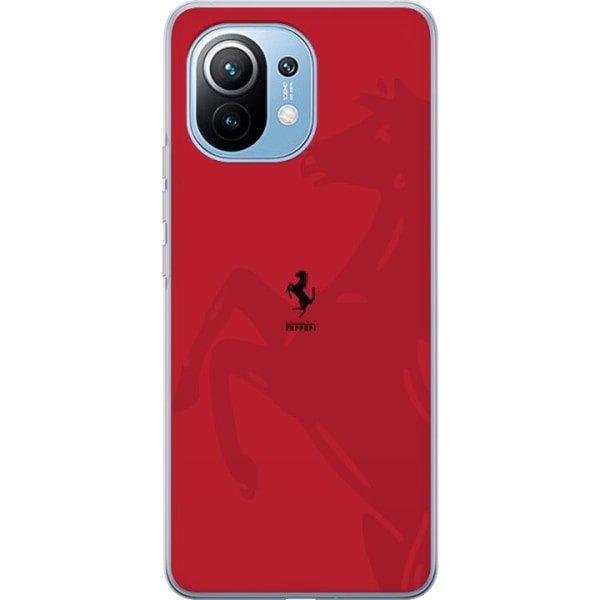 Xiaomi Mi 11 Gennemsigtig cover Ferrari
