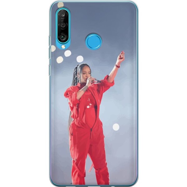 Huawei P30 lite Genomskinligt Skal Rihanna – Trendsetting Looks & Style
