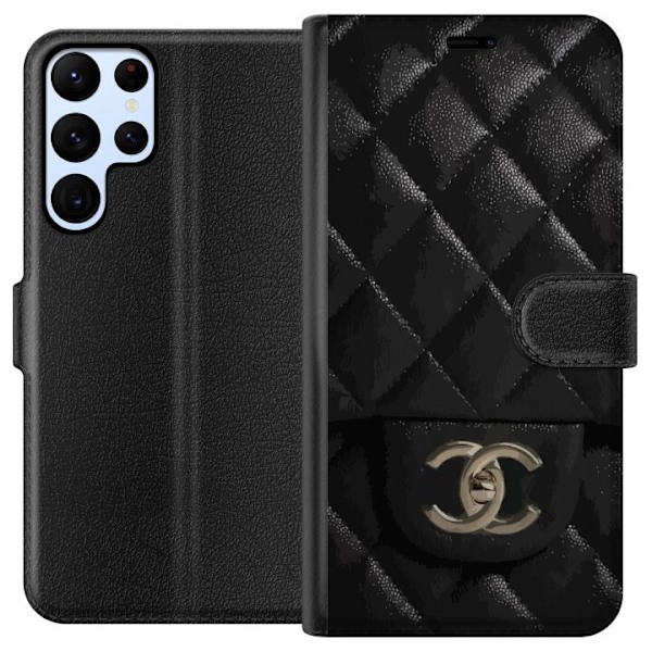 Samsung Galaxy S22 Ultra 5G Plånboksfodral Chanel Black