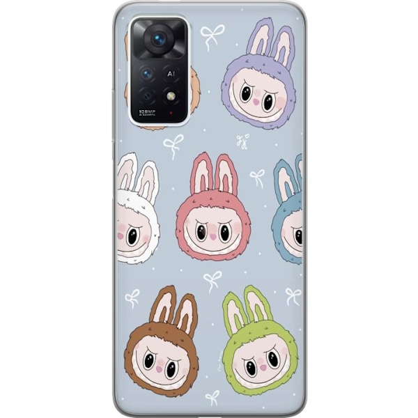 Xiaomi Redmi Note 11 Pro Läpinäkyvä kuori Tähtikuvioitu hirviöasenne