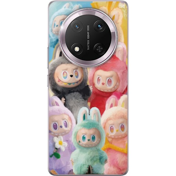 Honor Magic7 Lite Genomskinligt Skal Labubu Sketch Style – H