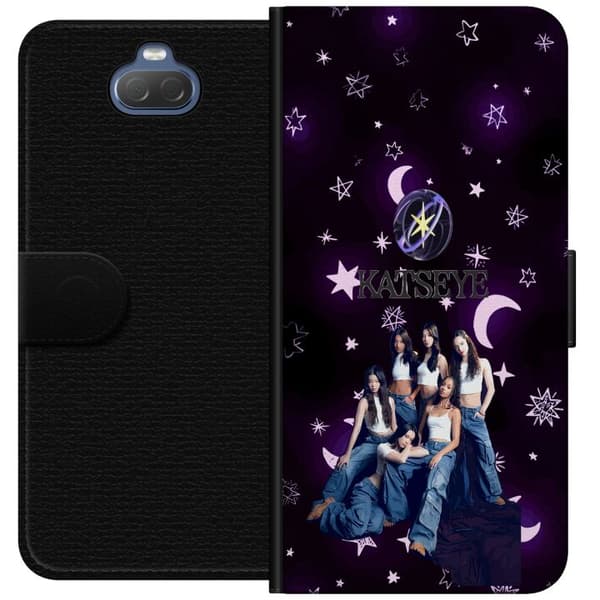 Kompatibel Tegnebogsetui til Sony Xperia 10 KATSEYE lilla