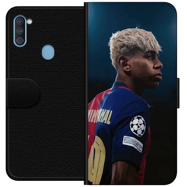 Samsung Galaxy A11 Tegnebogsetui Lamine Yamal - Barcelonas Wun
