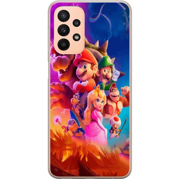 Kompatibelt Mobildeksel til Samsung Galaxy A23 Super Mario Bros