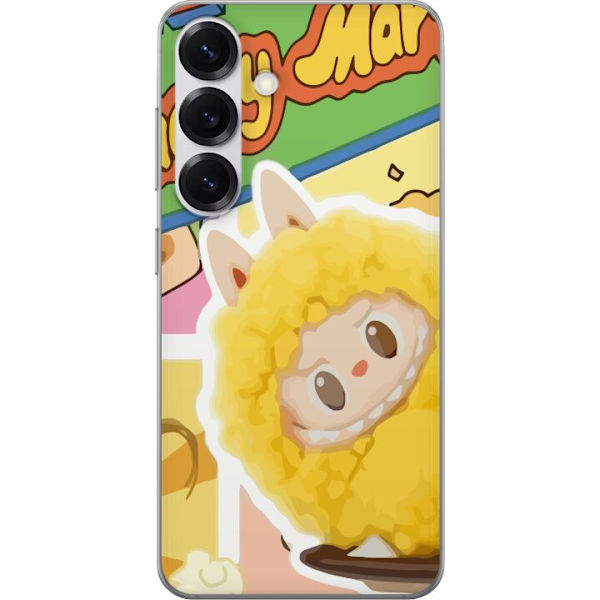 Samsung Galaxy S25 Läpinäkyvä kuori Labubu Wacky Mart Pop Mart -sarjan keräilyfiguuri Söpö Muotoilu Suosittu Teemalelu Sarja Luova Taidelelu