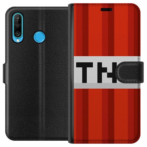 Huawei P30 lite Tegnebogsetui Minecraft TNT
