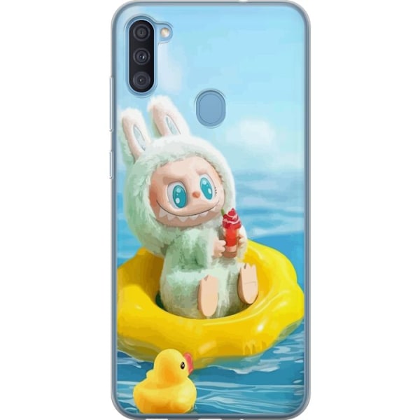 Samsung Galaxy A11 Genomskinligt Skal Labubu Macaron Series