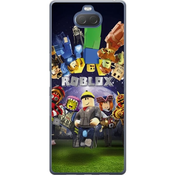 Sony Xperia 10 Plus Genomskinligt Skal Roblox Värld – Gamingäventyr för Barn & Ungdomar