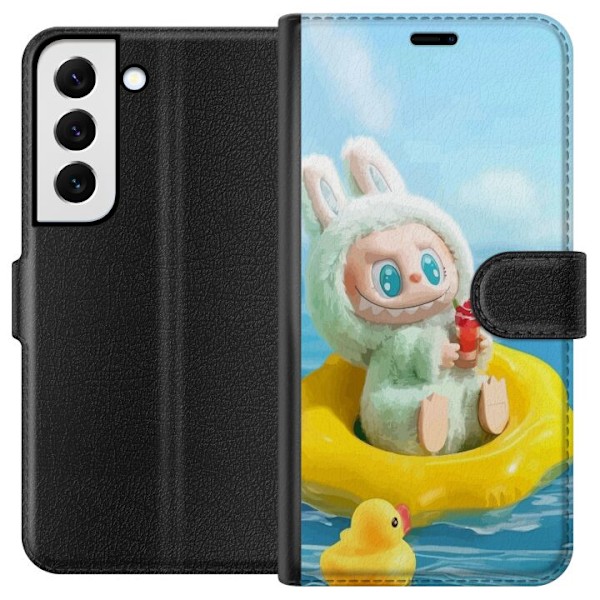 Samsung Galaxy S22 5G Lommeboketui Labubu Macaron-serien