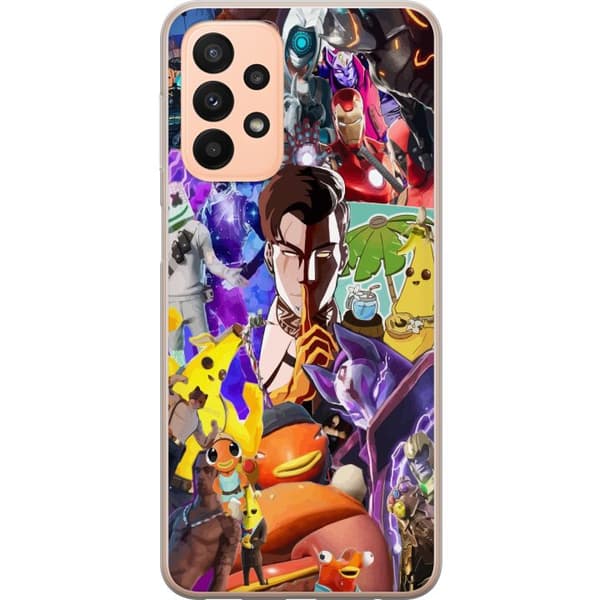 Kompatibelt Mobildeksel til Samsung Galaxy A23 Fortnite