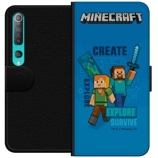 Xiaomi Mi 10 5G Lompakkokotelo Minecraft Luolastot