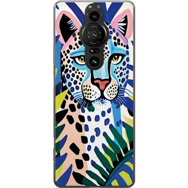 Sony Xperia Pro-I Genomskinligt Skal Vivid Leopard