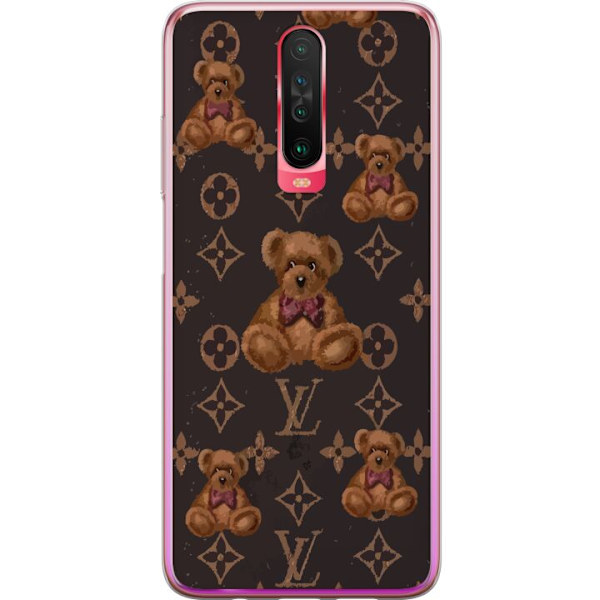 Xiaomi Redmi K30 Genomskinligt Skal Louis Vuitton Teddy Bear Mönster Lyx Mode Design Populärt Motiv Fashion Trend Lyxiga Accessoarer