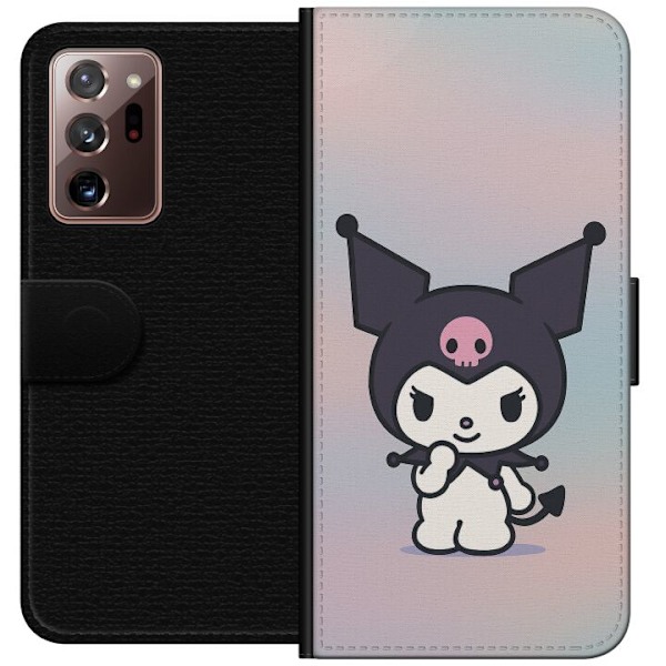 Samsung Galaxy Note20 Ultra Lompakkokotelo Kawaii Sanrio Kuromi
