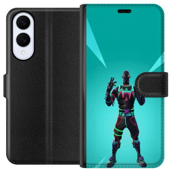 Samsung Galaxy S25 Edge Tegnebogsetui sort ridder fortnite