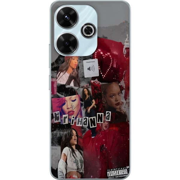 Xiaomi Redmi 13 Läpinäkyvä kuori Rihanna – Iconic Fashion