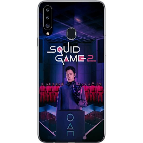 Samsung Galaxy A20s Genomskinligt Skal Squid Game 2 -  Ledaren