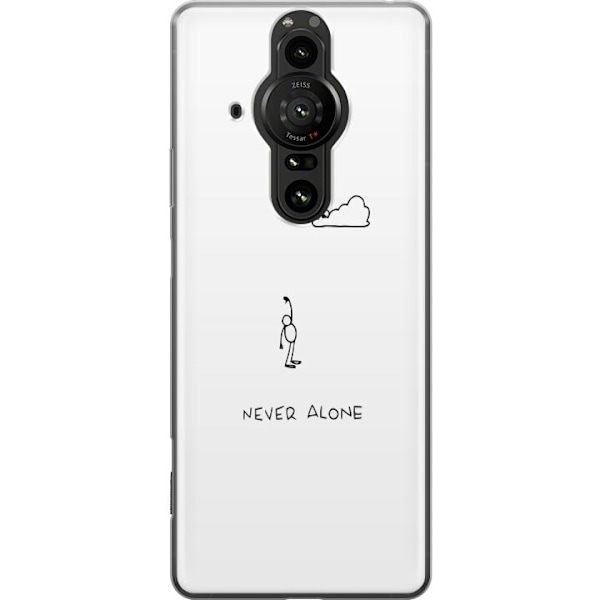 Sony Xperia Pro-I Genomskinligt Skal Aldrig Ensam