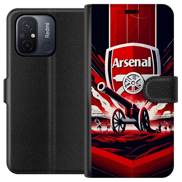 Xiaomi Redmi 12C Lompakkokotelo Arsenal